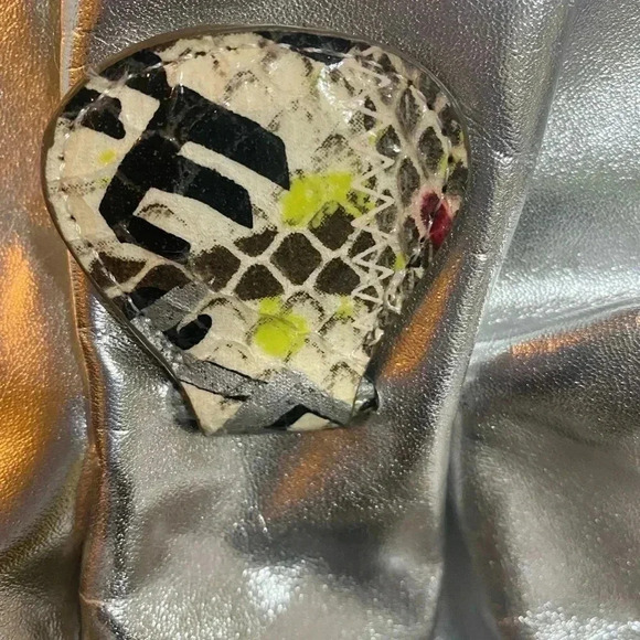 Carlos falchi small graffiti tatto Python print crossbody handbag - Picture 5 of 13